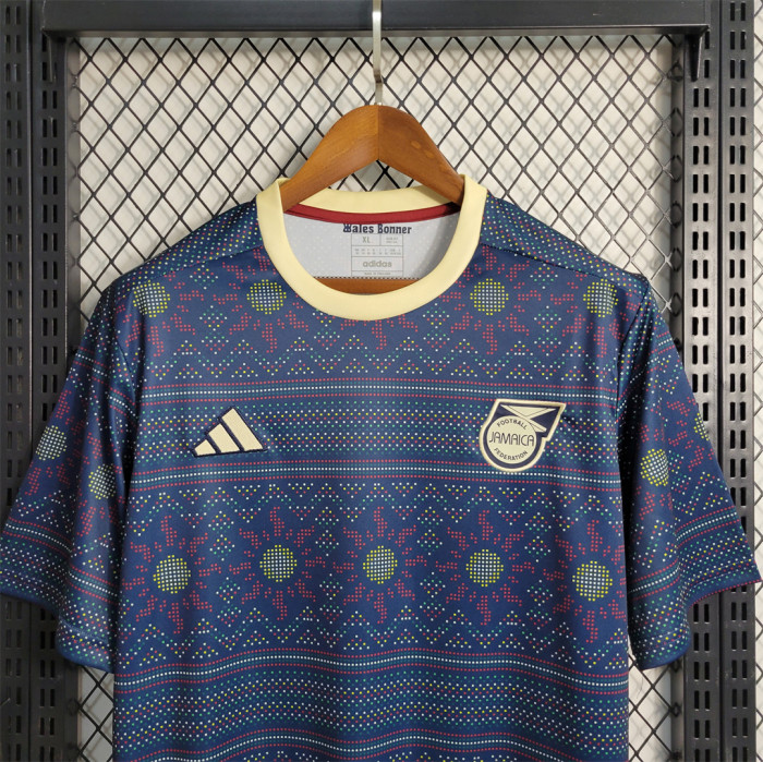 Fans Version 2023 Jamaica Blue Soccer Training Jersey