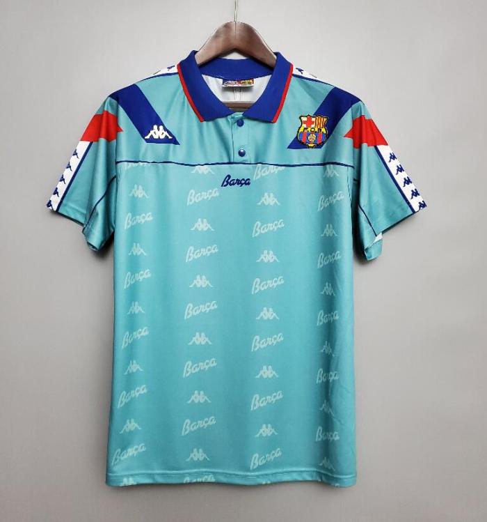 Retro Jersey 1992-1995 Barcelona Away Soccer Jersey Vintage Football Shirt