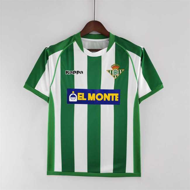 Retro Jersey 2001-2002 Real Betis Home Soccer Jersey Vintage Football Shirt