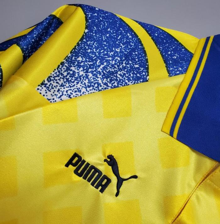 Retro Jersey 1995-1997 Parma Yellow Soccer Jersey Vintage Football Shirt
