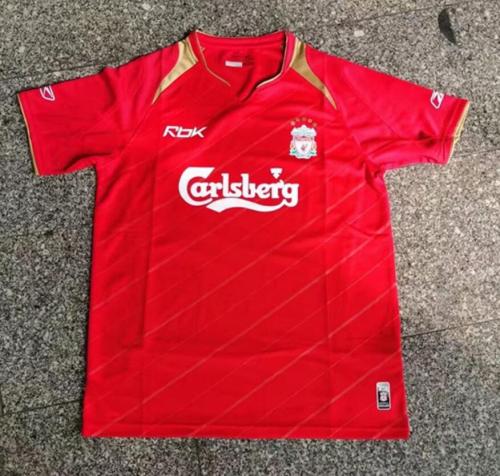 Retro Jersey Livepoool 2005-2006 Red Soccer Jersey