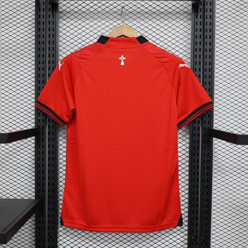 Fan Version 2023-2024 Stade Rennais Home Soccer Jersey
