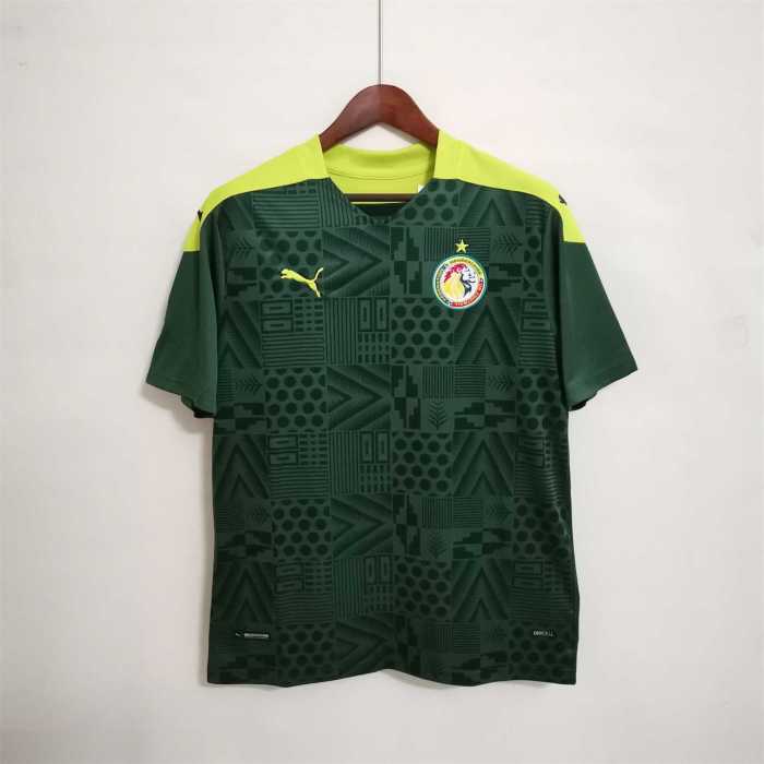 Fans Version 2022 Senegal Away Green Soccer Jersey