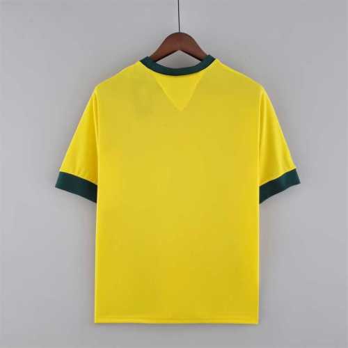 Retro Jersey 1970 Brazil Home Soccer Jersey Vintage Brasil Camisetas de Futbol