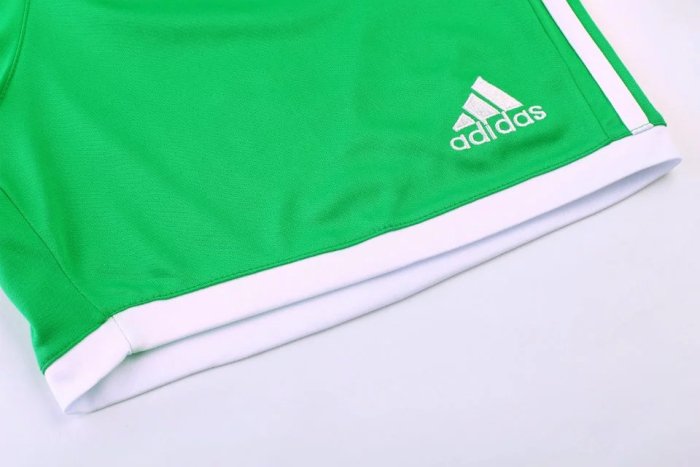 #812 Green Soccer Training Uniforms Blank Jersey and Shorts