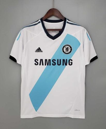 Retro Jersey 2012-2013 Chelsea Away White Soccer Jersey Vintage Football Shirt