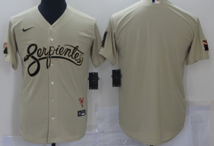 Atlanta Braves Blank Gold MLB Jersey