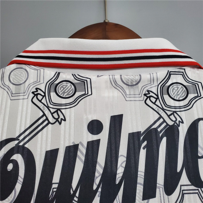 Retro Jersey 1996-1997 River Plate Home Soccer Jersey Vintage Football Shirt