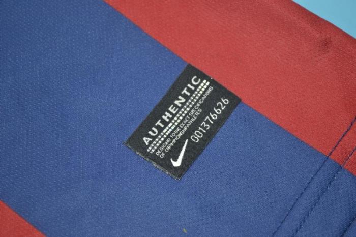with LFP Patch Retro Jersey Barcelona 2010-2011 Home Soccer Jersey