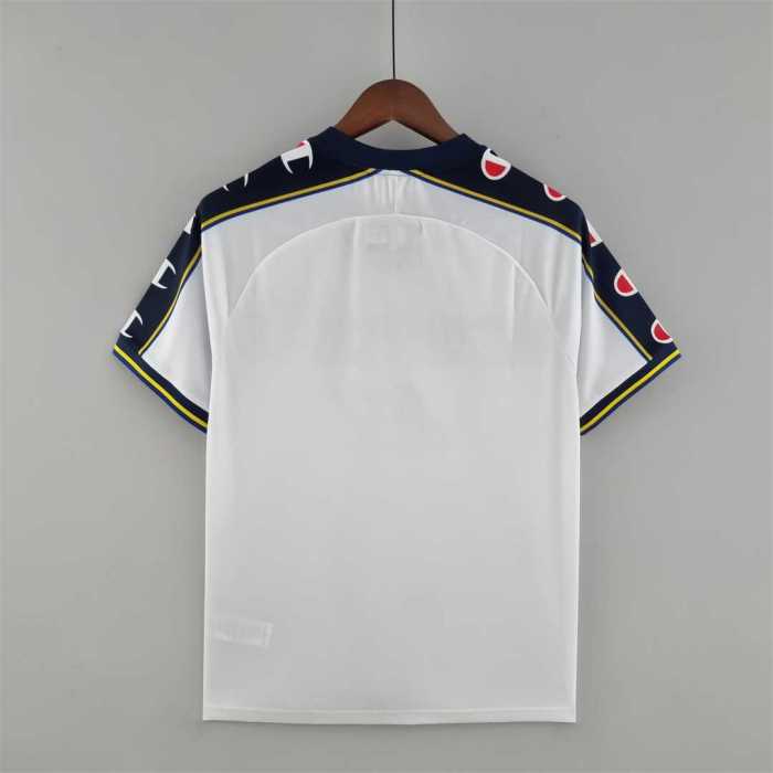Retro Jersey 2001-2002 Parma Away White Soccer Jersey Vintage Football Shirt