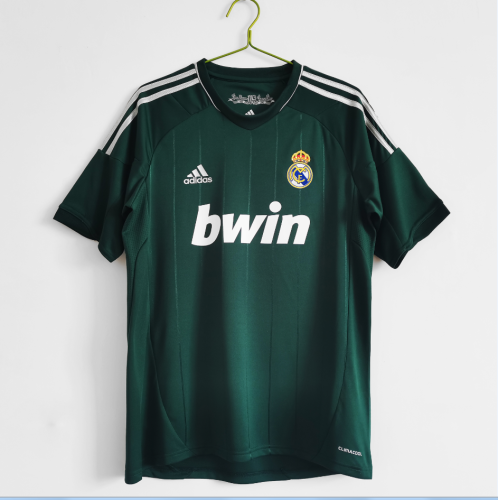Retro Jersey 2012-2013 Real Madrid Third Away Green Soccer Jersey Vintage Football Shirt