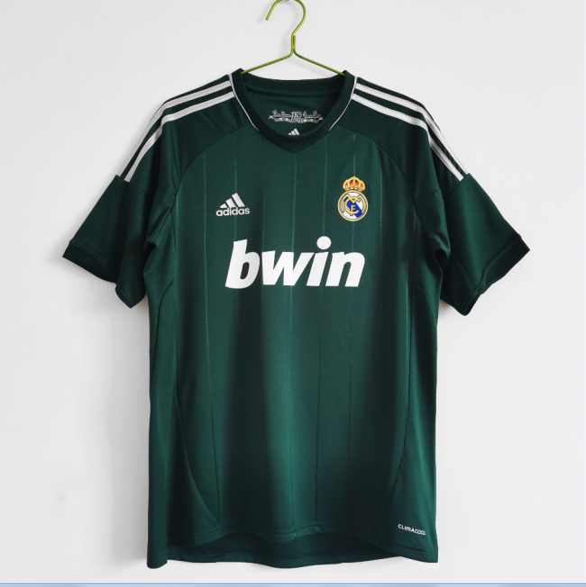 Retro Jersey 2012-2013 Real Madrid Third Away Green Soccer Jersey Vintage Football Shirt