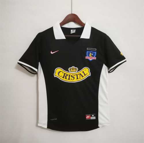 Retro Jersey 1997-1998 Colo-Colo ESPINA 8 Away Black Soccer Jersey