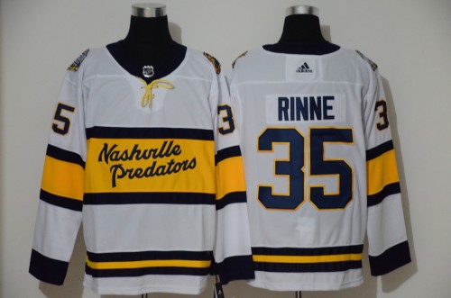 Nashville Predators 35 Pekka Rinne White 2020 Winter Classic NHL Jersey