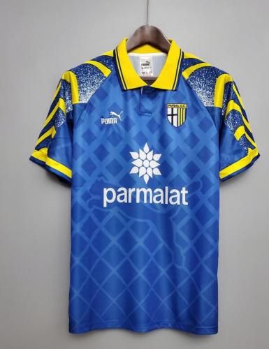 Retro Jersey 1995-1997 Parma Away Blue Soccer Jersey Vintage Football Shirt
