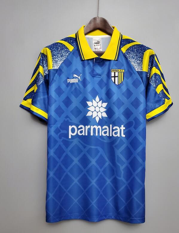 Retro Jersey 1995-1997 Parma Away Blue Soccer Jersey Vintage Football Shirt