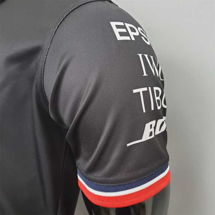 F1 Formula One racing suit Mercedes POLO Black Racing Jersey