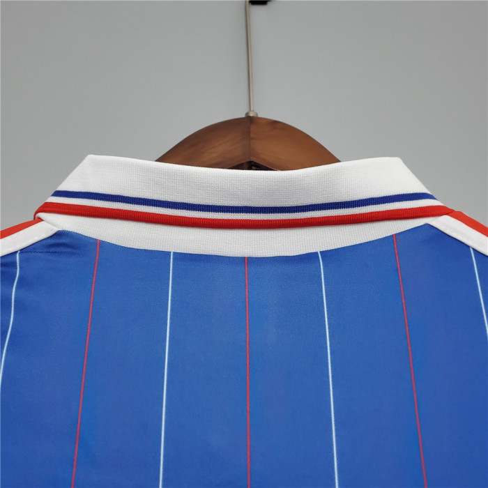 Retro Jersey 1982 France Home Soccer Jersey Vintage Football Shirt