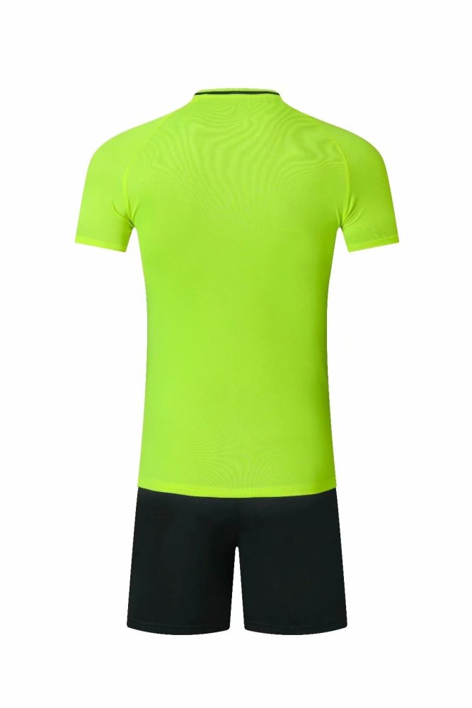 #603 Green Soccer Training Uniform Blank Jersey and Shorts