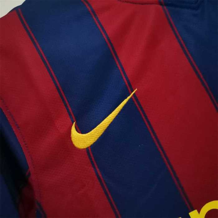 Retro Jersey 2009-2010 Barcelona Home Soccer Jersey Vintage Football Shirt