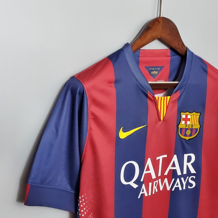 Retro Jersey 2014-2015 Barcelona Home Soccer Jersey