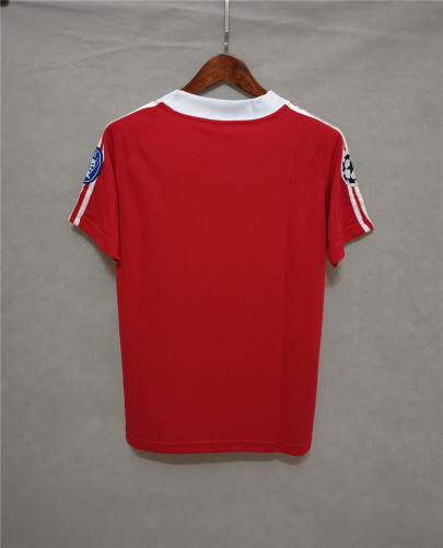 with Champions League Patch Retro Jersey 2000-2001 Bayern Munich Home Soccer Jersey Vintage Football Shirt