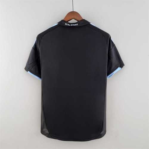 Retro Jersey 2009-2010 Real Madrid Away Black Soccer Jersey Vintage Real Football Shirt
