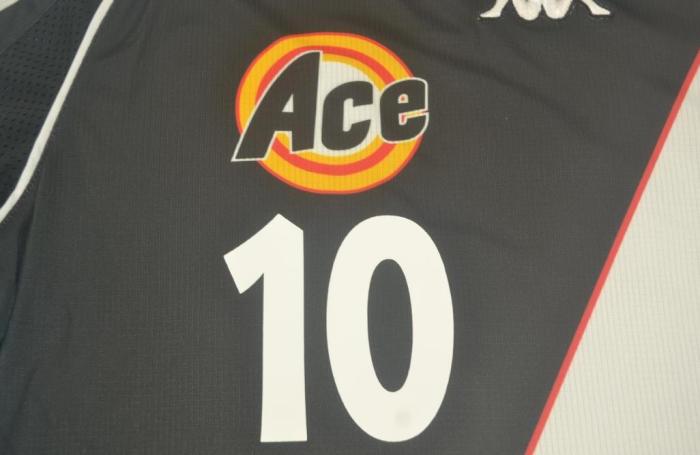 Retro Jersey 2000-2001 Vasco Da Gama 10 EDMUNDO Black Soccer Jersey