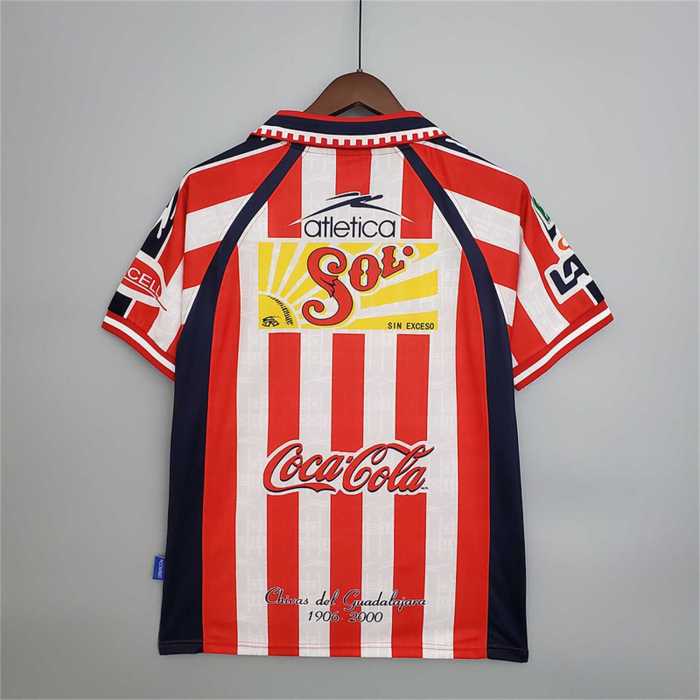 Retro Jersey 1999-2000 Chivas Home Soccer Jersey Vintage Football Shirt