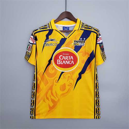 Retro Jersey 1997-1998 Tigres UANL Home Soccer Jersey Vintage Football Shirt