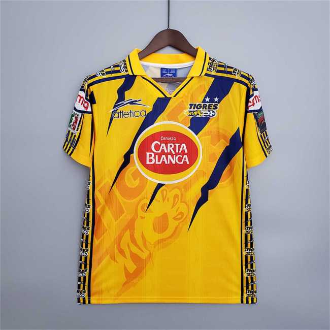 Retro Jersey 1997-1998 Tigres UANL Home Soccer Jersey Vintage Football Shirt