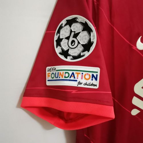 with UCL Patch Retro Jersey 2021-2022 LIVERPOOL MANÉ 10 Home Soccer Jersey