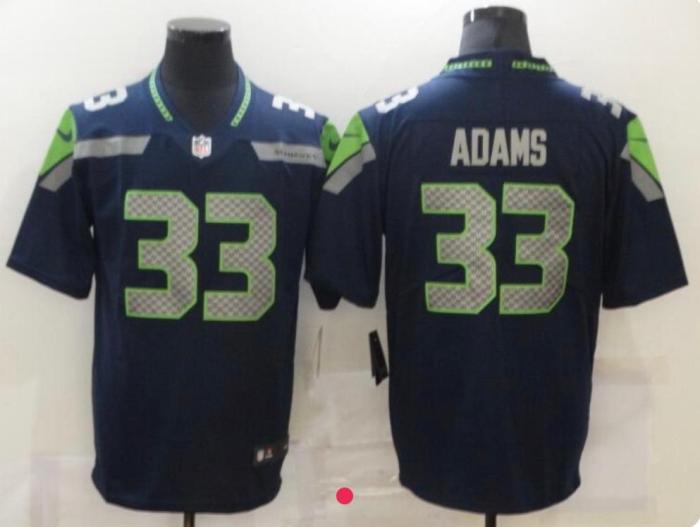 Seahawks 33 Jamal Adams Navy Vapor Untouchable Limited Jersey