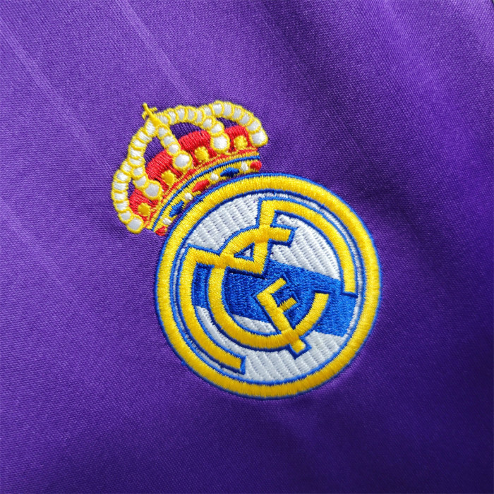 Retro Shirt 2006-2007 Real Madrid Third Away Purple Vintage Soccer Jersey