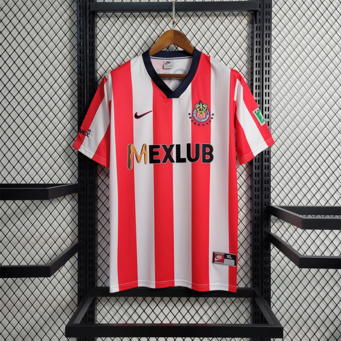 Retro Camisetas de Futbol 1996-1997 Chivas Home Vintage Soccer Jersey Football Shirt