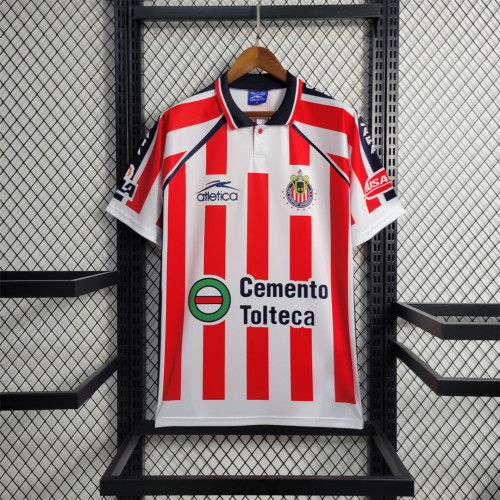 Retro Shirt 2002-2003 Chivas Home Vintage Soccer Jersey