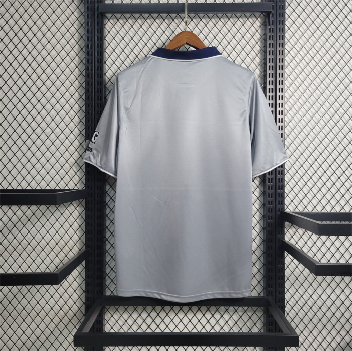 Retro Jersey 2000 PSG Away Grey Soccer Jersey Vintage Paris Football Maillot