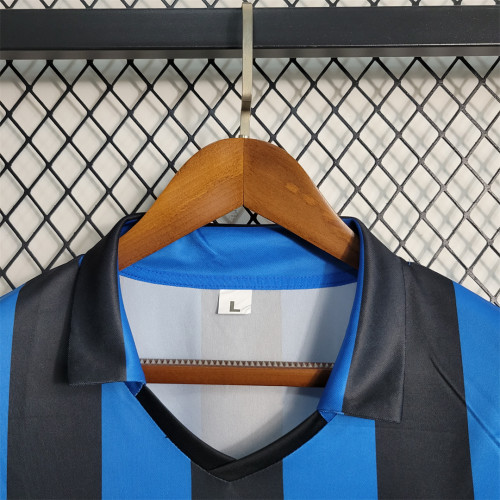 Long Sleeve Retro Shirt 1988-1990 Inter Milan Home Soccer Jersey
