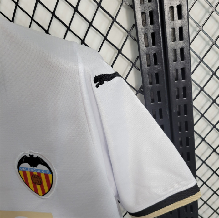 Fan Version 2023-2024 Valencia Home Soccer Jersey