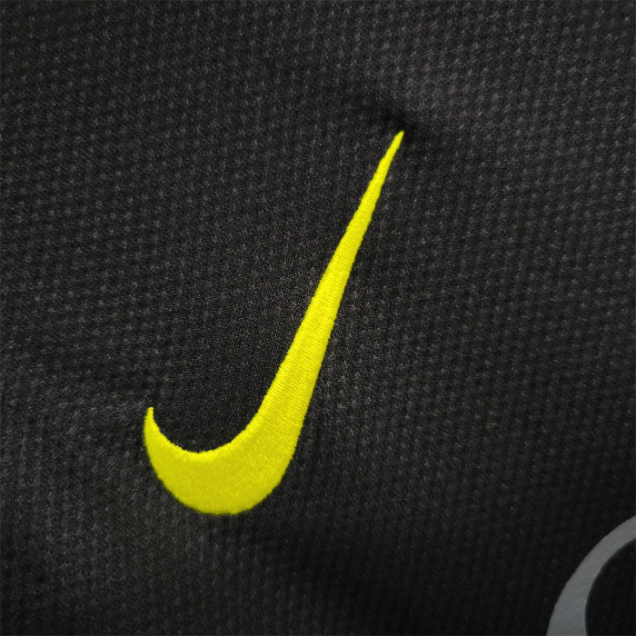 Retro Jersey 2013-2014 Barcelona Third Away Black Soccer Jersey