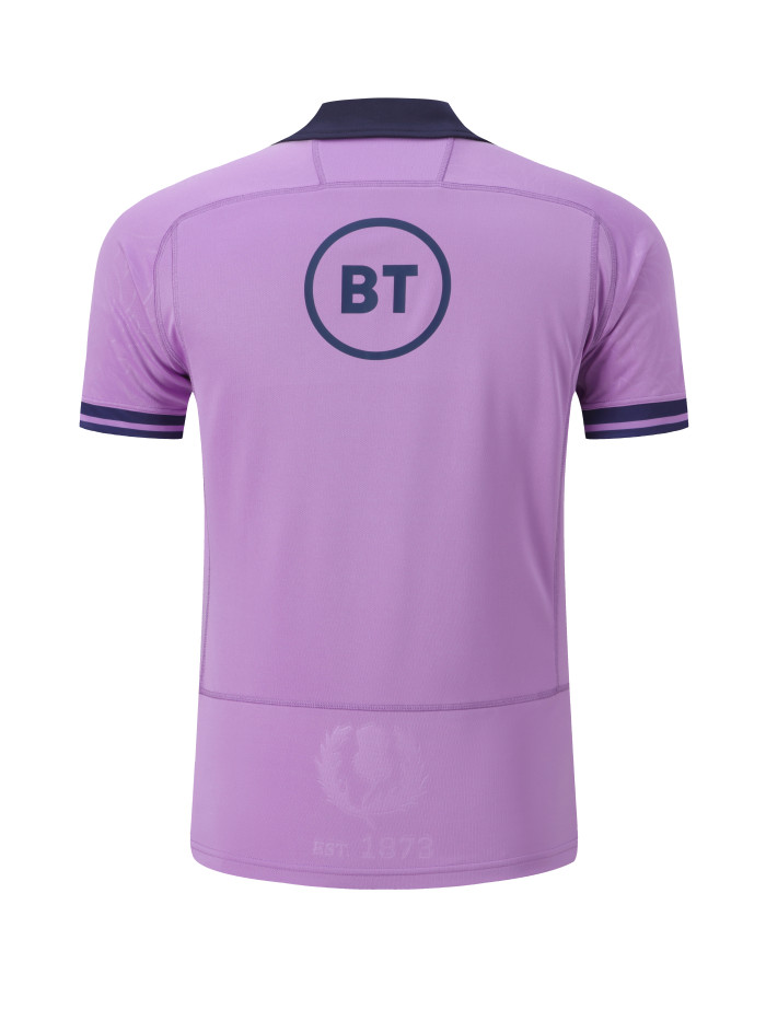 2023 Scotland Away Pink Rugby Jersey