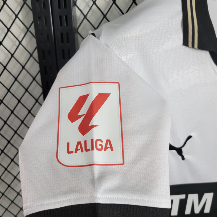 Fan Version 2023-2024 Valencia Home Soccer Jersey