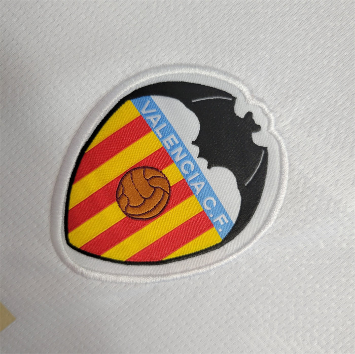 Fan Version 2023-2024 Valencia Home Soccer Jersey