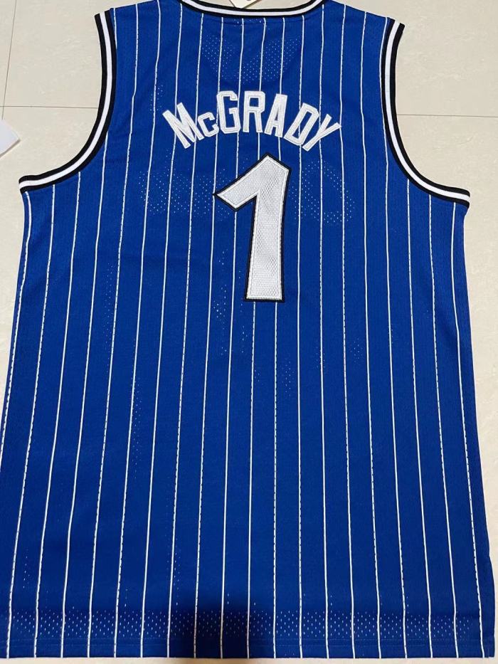 Mitchell&ness 2003-04 Orlando Magic Blue Basketball Shirt McGRADY 1 Classic NBA Jersey