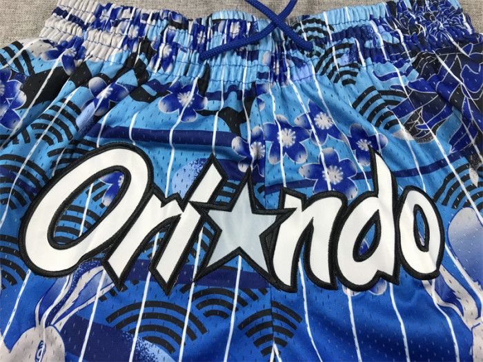 with Pocket Orlando Magic Golden State Warriors NBA Shorts Rabbit Edition Basketball Shorts