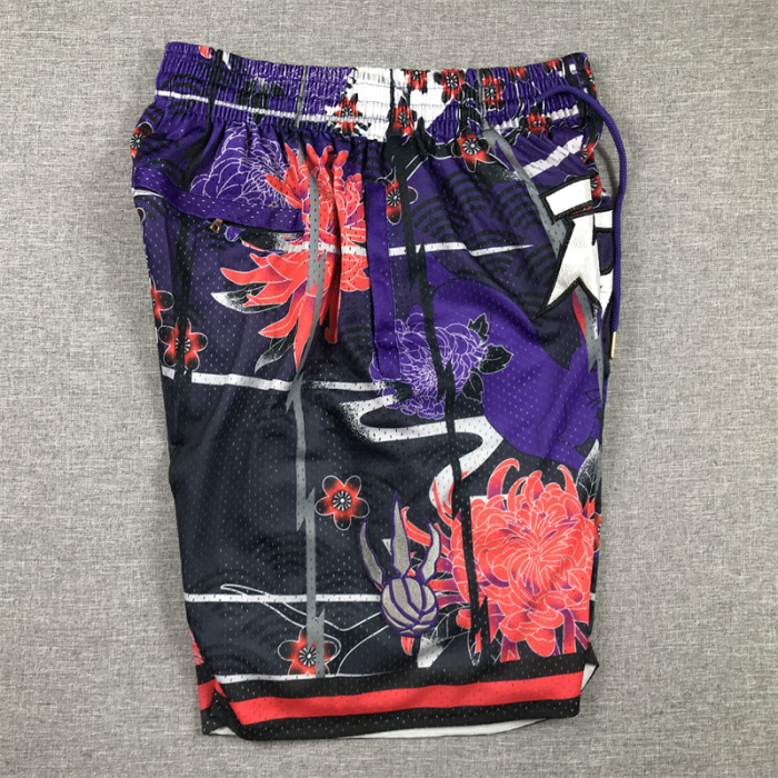with Pocket Toronto Raptors NBA Shorts Rabbit Edition Basketball Shorts