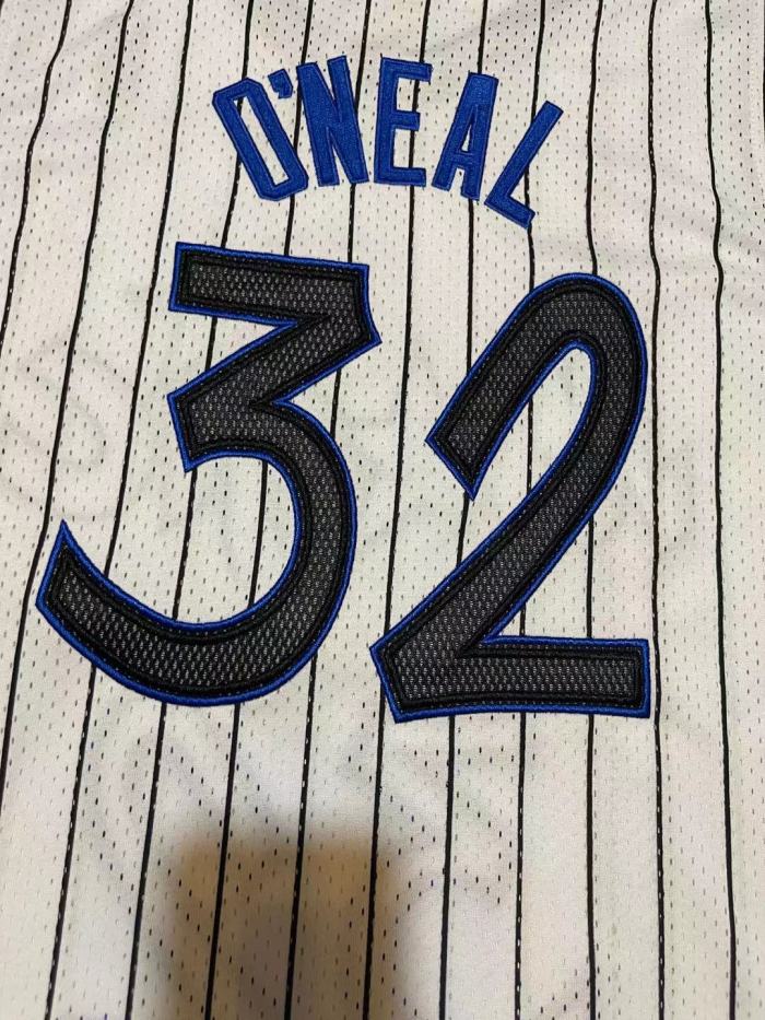 Mitchell&ness 1993-94 Orlando Magic White Basketball Shirt 32 O'NEAL Classic NBA Jersey