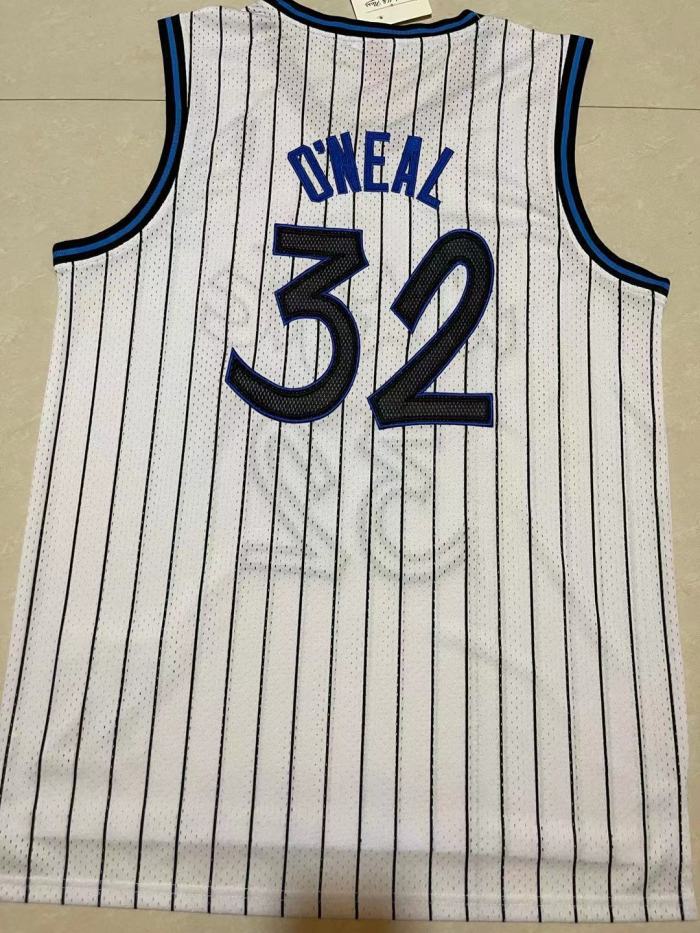 Mitchell&ness 1993-94 Orlando Magic White Basketball Shirt 32 O'NEAL Classic NBA Jersey