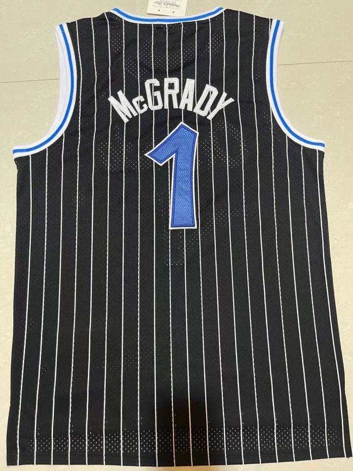 Mitchell&ness 2003-04 Orlando Magic Black Basketball Shirt McGRADY 1 Classic NBA Jersey