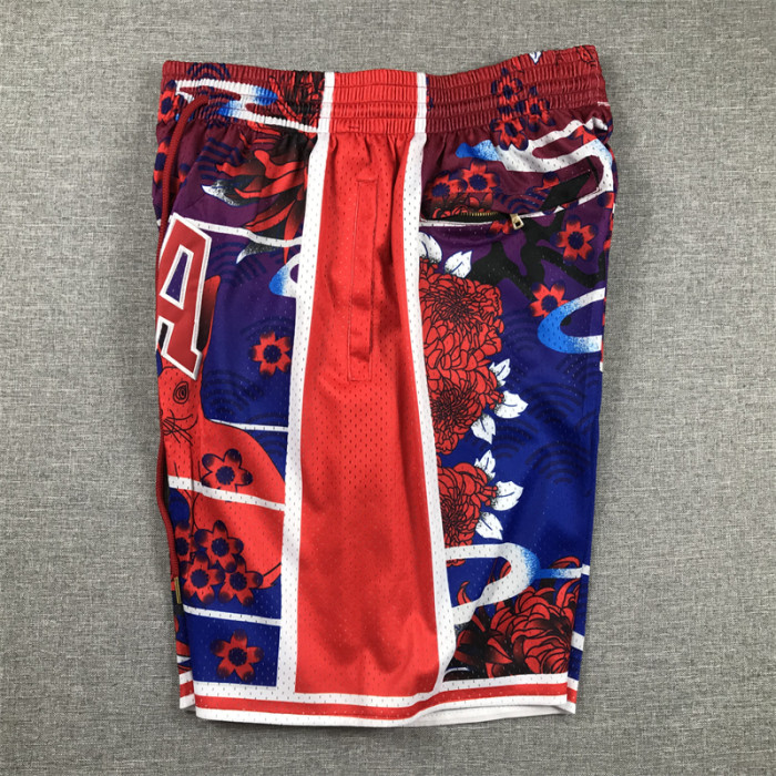 with Pocket Philadelphia 76ers NBA Shorts Rabbit Edition Basketball Shorts